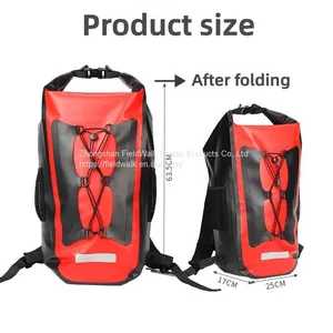 Custom OEM ODM Roll-Top PVC Dry Bag Waterproof Backpack Fully Waterproof Bag thumbnail-3