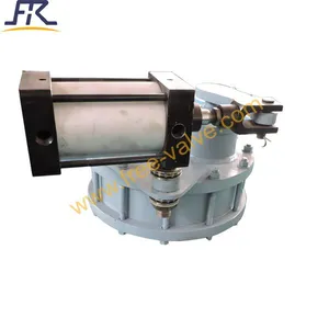 Pneumatic Ceramic Lined Rotating Double Disc Gate Valve thumbnail-2
