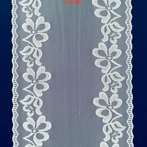 Factory Sale Lace Trim Ribbon Stretchy Lace With Floral Pattern for Bridal Wedding Decorations, Sewing DIY Making and DIY Crafts thumbnail-3