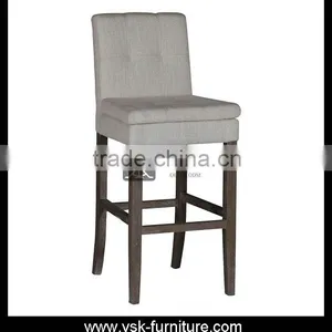 BC-029 Durable Simple Design Linen Fabric Bar Chiar thumbnail-1
