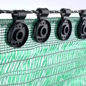 Shade Cloth Clips - Black Round Plastic Sun Shade Clip thumbnail-1