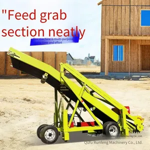 Silage Loading and Reclaiming Machine, Hydraulic Silage Excavator for Pastures, Hydraulic Lifting Grass Reclaiming Machine With a 5 - Meter Lift and Large Width thumbnail-3