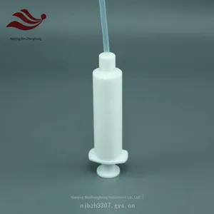 50ml Ptfe (teflon) Syringe With Connecting Tube Fitting, Sampler and Injector Resistant to Acid and Alkali Corrosion, Customizable and Processable thumbnail-1