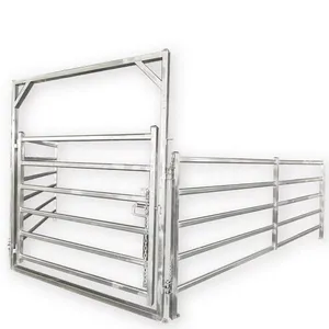 High Quality Galvanized Corral Panels Cattle Horse Deer Sheep Fence Panels Waterproof Heavy Duty Livestock Fencing thumbnail-1