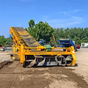 Automatic Earth and Gravel Feeding Conveyor, Crawler Ash Slag Reclaiming Machine for Power Plants, Mobile Reclaiming and Loading Machine thumbnail-4