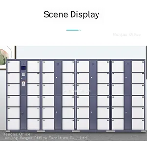 Intelligent Storage Locker With Emergency Key | Great for Airport | Multiple Recognition & High - Definition Display thumbnail-1