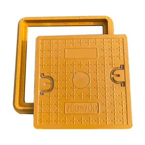 Fiberglass Reinforced Composite Manhole Cover - 500x500mm thumbnail-3