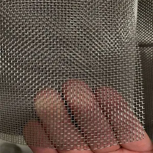 Manufacturer SUS 304 316 316L 100 200 400 Mesh Metal Woven Wire Mesh thumbnail-3