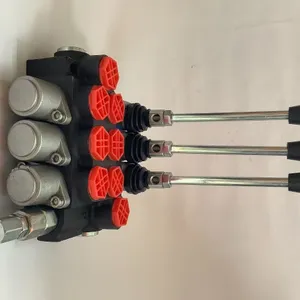 Hydraulic Directional Control Valve Block 40L/min 1-6 Spools Ways Valve P40 P80 Hydraulic Monoblock Directional Control Valve thumbnail-3