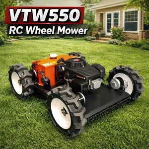 Vigorun VTW550 Remote Control Brush Cutter Garden & Orchard Grass Cutter, Compact Remote Mower for Slopes and Rough Terrain thumbnail-1