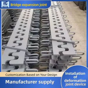 Installation of E60 Type Steel Expansion Device Plate With Manganese Steel Strip and Rubber Strip for Highway Bridge Expansion Joints thumbnail-5