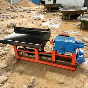 LY1100 Laboratory Shaking Table Mini Gold Gravity Concentrating Table for Small Scale Mineral Processing thumbnail-2