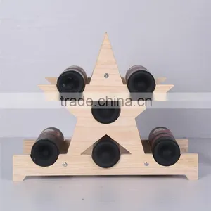 Unfinished Wooden Wine Rack thumbnail-3