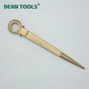 Non-Sparking Construction Ratchet Wrench Pry Bar Type Beryllium Copper, Aluminum Bronze Construction Pry Ratchet Wrench thumbnail-1