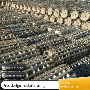 Electric Porcelain Tension Insulator Ceramic for Guy Wire Low Voltage Factory Price thumbnail-1