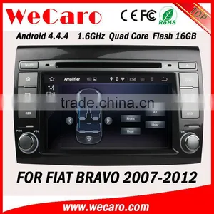 Wecaro Touch Screen WIFI 3G Car Dvd Player for Fiat Bravo Android 4.4 Radio Gps Navigation Multimedia System 2007 -2012 thumbnail-2