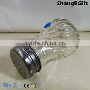 50ml Ribbed Spice Bottles Pepper Grinder Glass Bottle thumbnail-2
