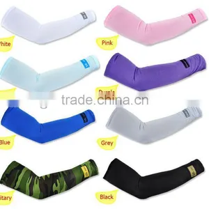 Adults Unisex Cooling Athletic Sport Golf Arm Sleeves Sun Protective UV Cover thumbnail-1