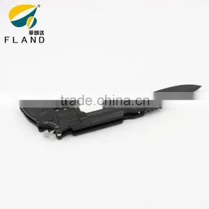 Black Oxide 3Cr13 Stainless Steel Blade Machine Gun Shaped Design Spring Assisted 8" Pocket Knife thumbnail-5