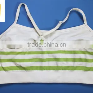 Girls Seamless Underwear, Seamless Bra, Shadow Stripe Underwear for Young Lady thumbnail-5