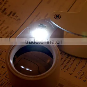 40X 25mm Magnifying Power Jeweler Loupe LED Loop Magnifier Glass thumbnail-4