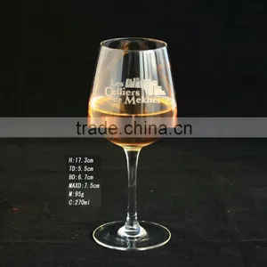 Stemmed Wine Glass for Airline; Inflight Glass Cup for Wine thumbnail-1