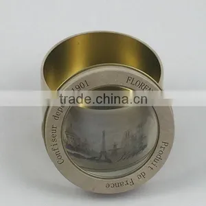 Round Copper Tin Canister for Tea Pack thumbnail-4