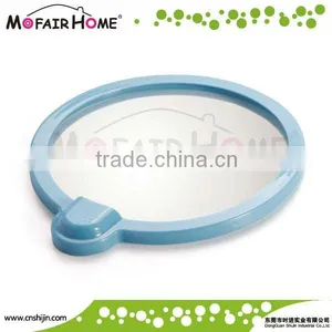 Round Shape TPU+ABS Transparent Smart Lids thumbnail-1
