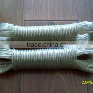 PVC Plastic Clothesline Rope WITH Wire Core/ pp Multifilament/ Twisted Rope Quality Choice thumbnail-2