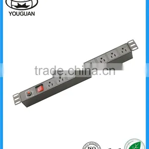 19''US Type 8 Ways PDU With Switch and Overload Protection thumbnail-1