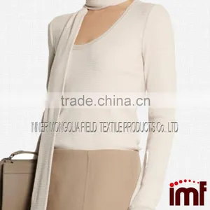 NEW 100% Cashmere Scoop Neck Pullover Sweater thumbnail-1