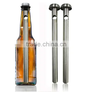 Stainless Steel Magic Ice Beer Bottle Cooler Stick thumbnail-1
