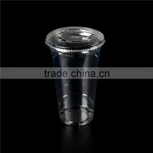 700ml PET and PP Transparent Disposable Plastic Cups With Dome and Flat Lids thumbnail-3