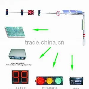 SATE 24H Working Solar Traffic Light thumbnail-2