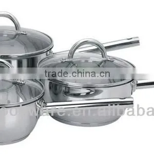 6Pcs Stainless Steel Cooking Saucepan thumbnail-1