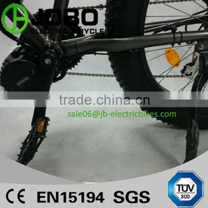 Aluminum Alloy 26" Electric Fat Tire Bike 500W Central Motor thumbnail-6