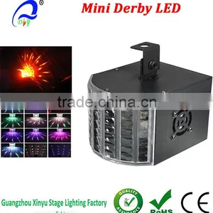 DJ Lights, DMX Sound Music Control 18W RGB LED Strobe Effect Stage Lighting for Club Disco Party Show (Black) thumbnail-1