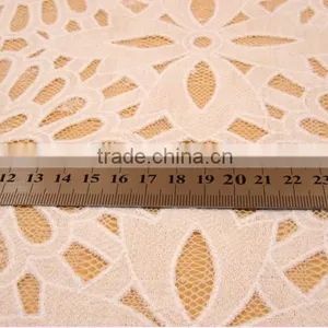 Most Popular Wholesale French Lace Fabric 2016 for Wedding Embroidered French Tulle Lace Fabric thumbnail-1