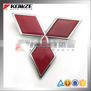 Front Red Ornament Three Dia Mark For Mitsubishi Triton L200 K64T K67T K74T Sport K86W K94W K96W MR492454 MN117248 thumbnail-1