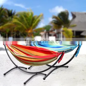 Double Hammock With Space-Saving Steel Stand Summer Outdoor Relax Bag Include thumbnail-6