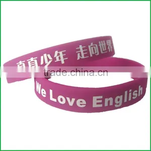 Factory Wholesale Silicone Special Design Wrist Band Rubber Blacelet/Disney Audited Factory thumbnail-3