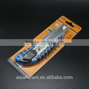 2016 Popular Cutter Knife 18mm Utility Knife Pocket Plastic Steel Utility Knife thumbnail-3