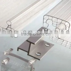 Leak Proof U Lock Polycarbonate Hollow Sheet With UV Protection thumbnail-1