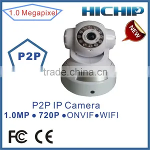 Fast Shipping P2P Plug and Play HD WiFi Indoor P/T IP Camera H.264 thumbnail-1