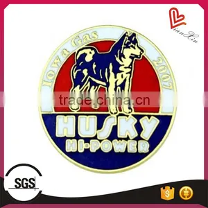 2016 Custom Logolcustom Design Badge Promotional Gold Lapel Pin Metal Badge for Sale thumbnail-2