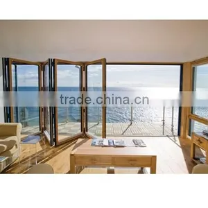 Aluminum Frame Glass Accordion Door thumbnail-1