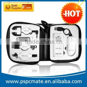 Portable USB Computer Sets With White PU Pouch thumbnail-1