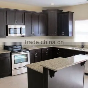 Pre Assembled Solid Wood Kitchen Cabinets Designs thumbnail-1