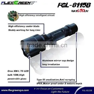 Rechargeable 10w Xml T6 Led Bicycle Flashlight thumbnail-3