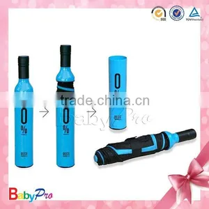 2015 Hot Sale Promotion Wine Bottle Shape Umbrella Folding Umbrella thumbnail-1